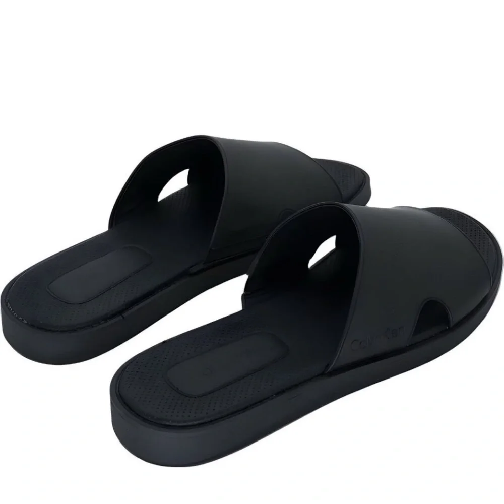 Calvin Klein Ethan Black Slip On Loafers Size 11 M